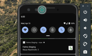 White Heart Notification Icon Android