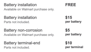 Walmart Battery Core Charge Refund